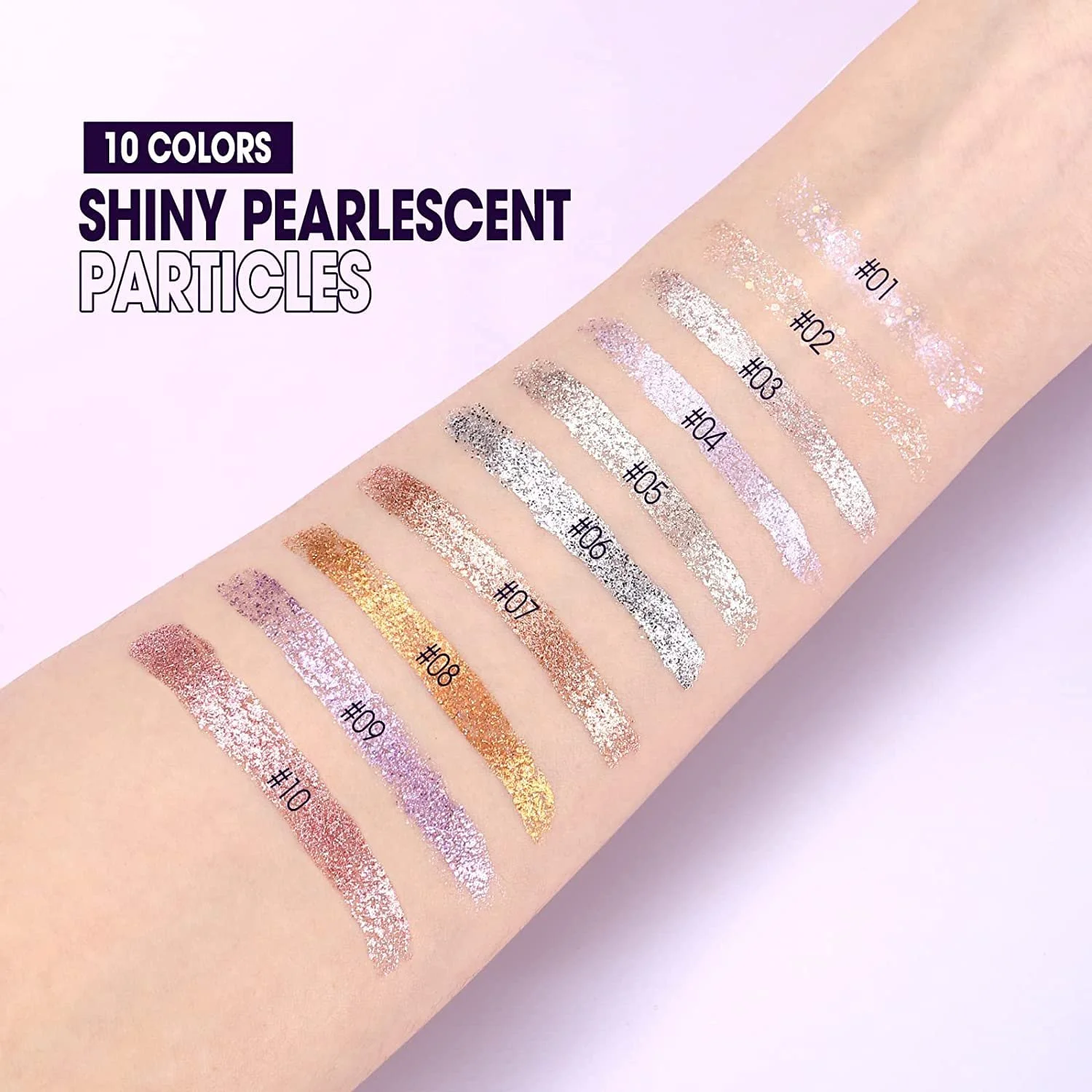 Набор Eyeliner Liquid 10 цветов Водостойкий Длительный Быстросохнущий, фото №3 Набор Eyeliner Liquid 10 цветов Водостойкий Длительный Быстросохнущий, фото №3