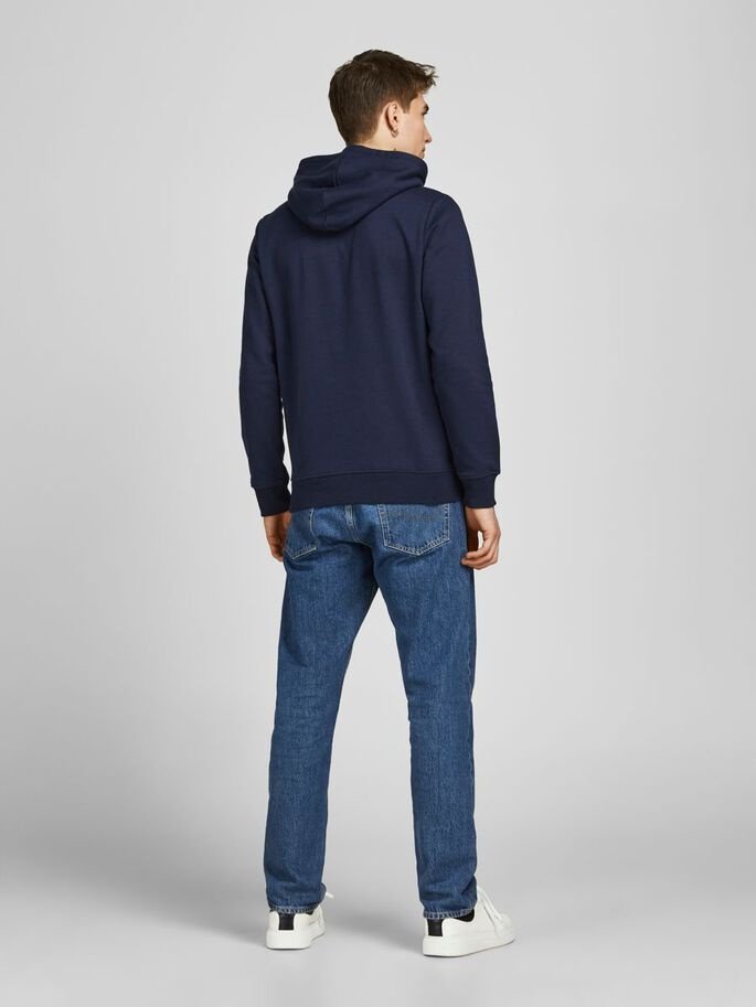 Свитшот Jack&Jones SWEAT HOOD 12201406, темно-синий, фото №2