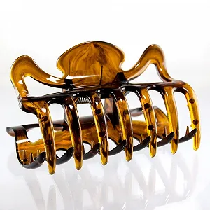 Заколка для волос большая WeLoveBeads 9 см Havana - Фото 1