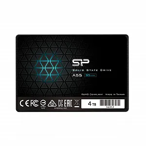 SSD Silicon Power A55 SP004TBSS3A55S25 4ТБ 3D NAND SLC Cache SATA III 2.5 дюйма 7 мм - Фото 1