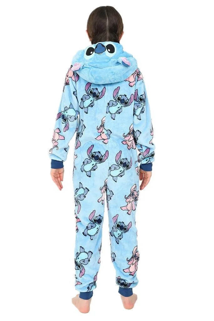 Пижама Disney Lilo and Stitch Stitch & Angel Флисовая Голубая, фото №4 Пижама Disney Lilo and Stitch Stitch & Angel Флисовая Голубая, фото №4