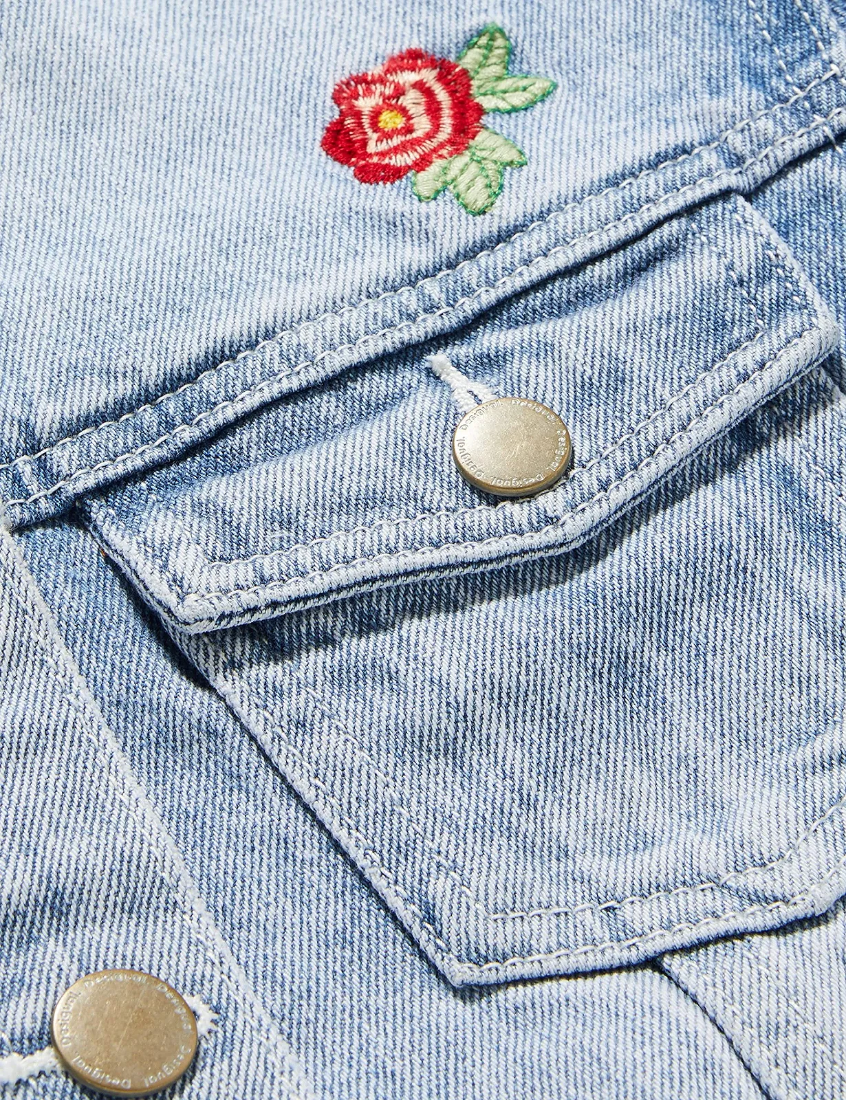 Джинсова куртка Desigual Chaq_Azucena для дівчат, фото №3 Джинсова куртка Desigual Chaq_Azucena для дівчат, фото №3