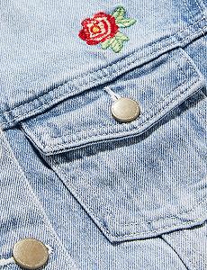 Джинсовая куртка Desigual Chaq_azuce для девочек synthetic.ua - Фото 1