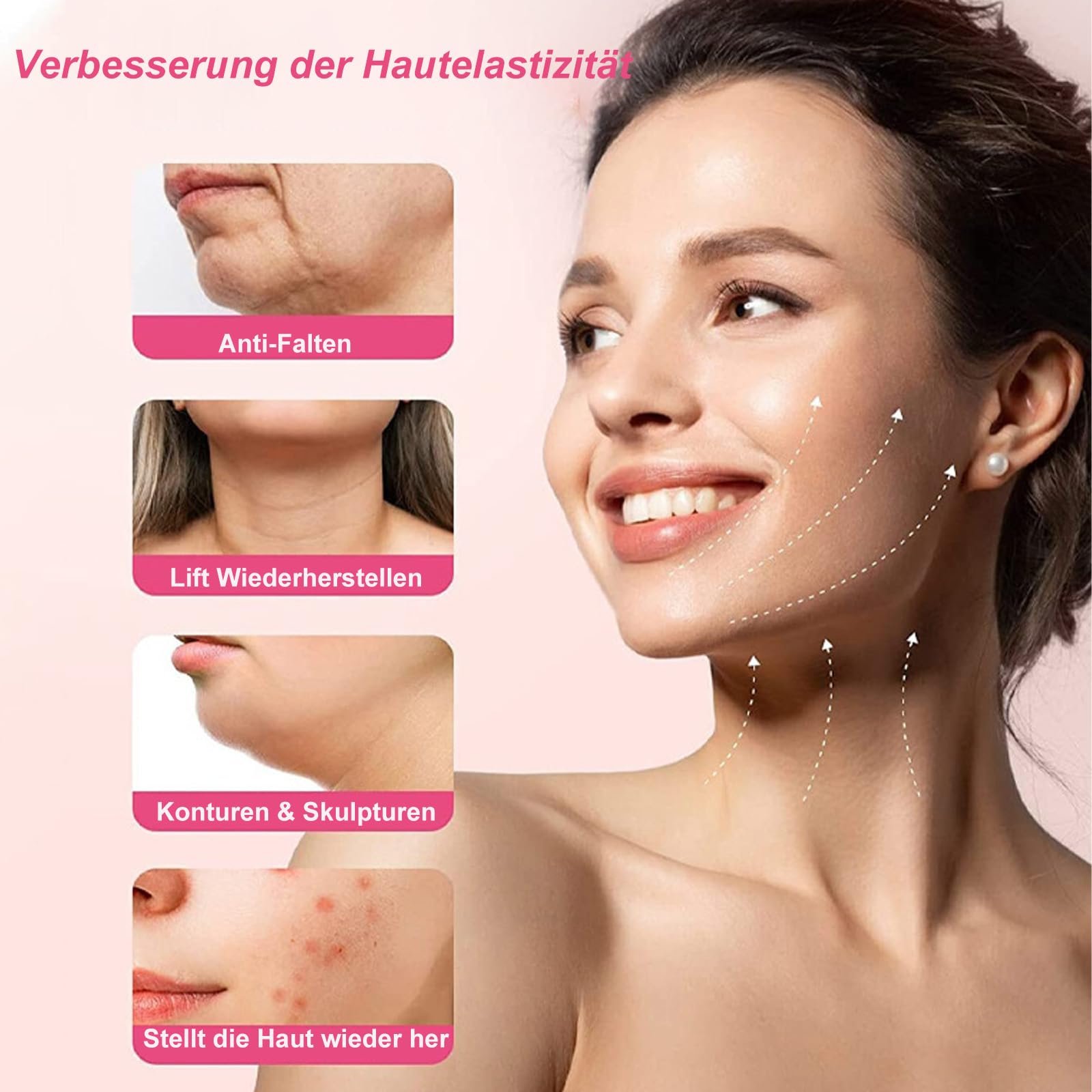 Маска для подтяжки подбородка Soleneva 6 x Tight Lifting Double Chin Mask, для формирования V-образной линии лица, фото №4