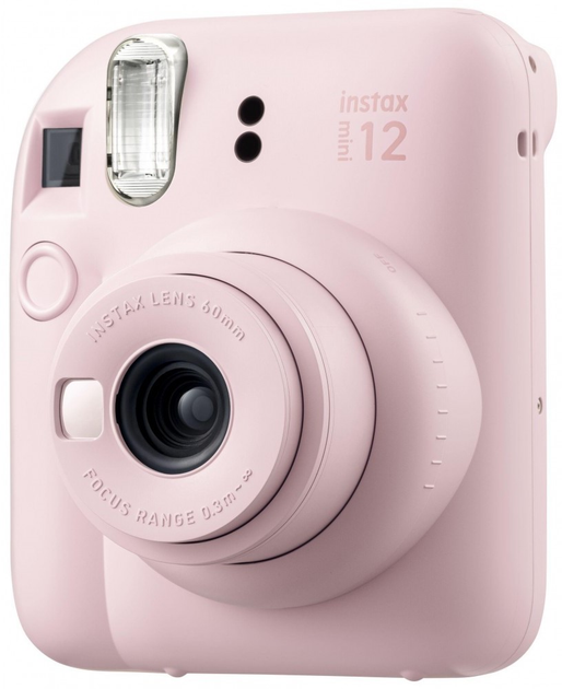 Камера миттєвого друку Fujifilm Instax Mini 12 / фото 62 х 46мм / Рожева, фото №1