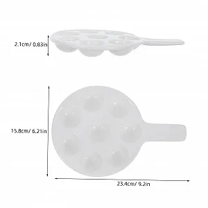 Форма для запікання равликів VICASKY Керамічна Термостійка з ручкою Біла synthetic.ua - Фото 1