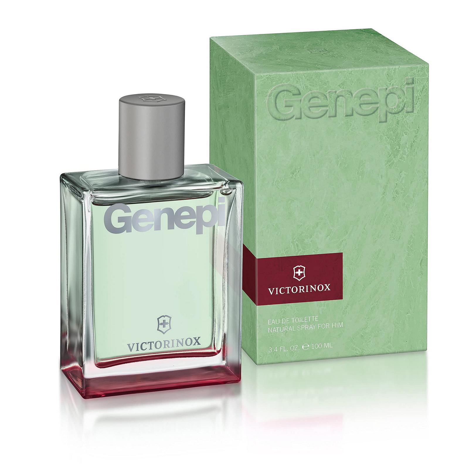 Eau de Toilette VICTORINOX Genepi V0000894 с мятой и лавандой свежий и зелёный 100 мл, фото №1