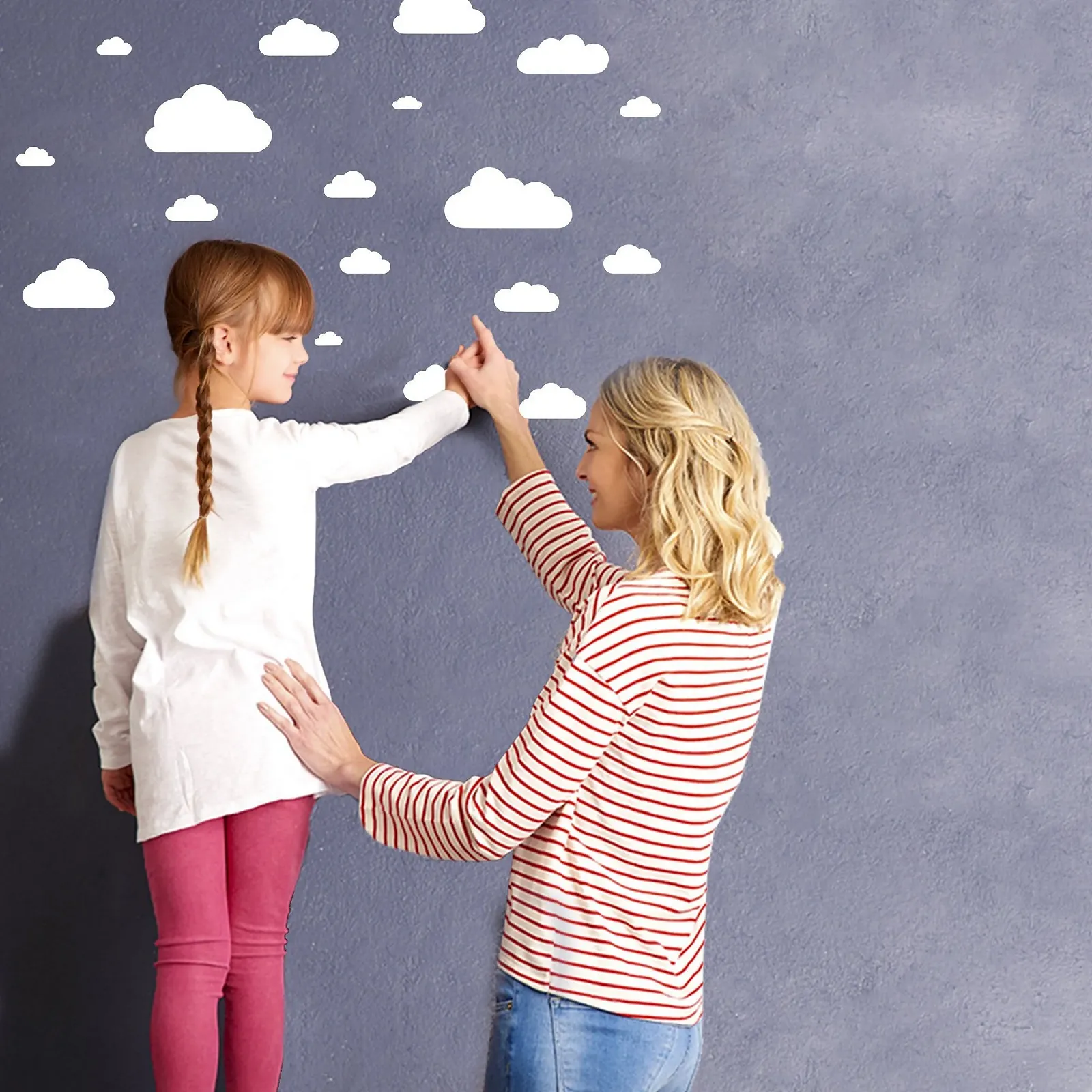 Наклейки на стену ELES VIDA 20 шт. Облака Белый, фото №7