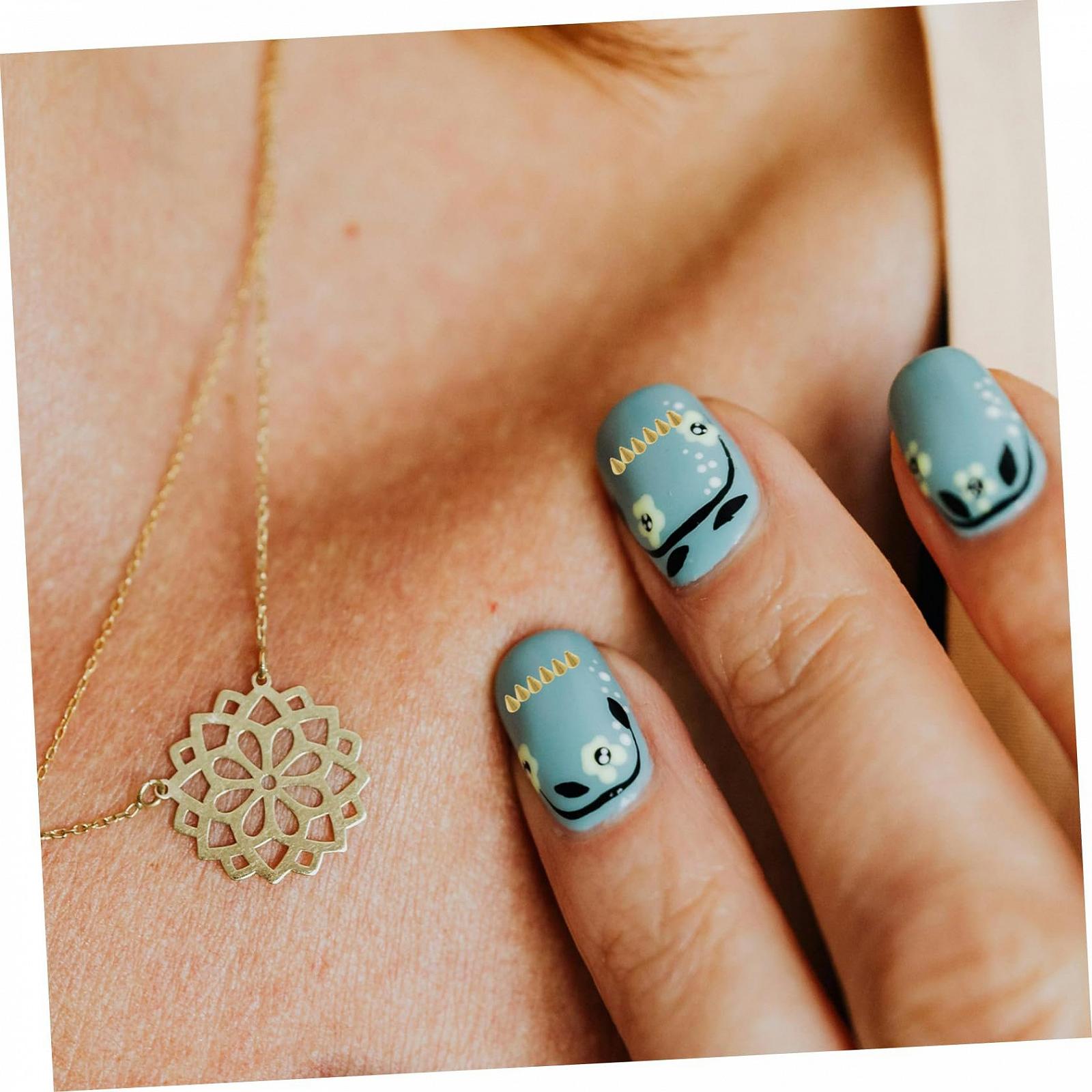 MERRYHAPY Металеві прикраси для манікюру Наклейки, фото №2