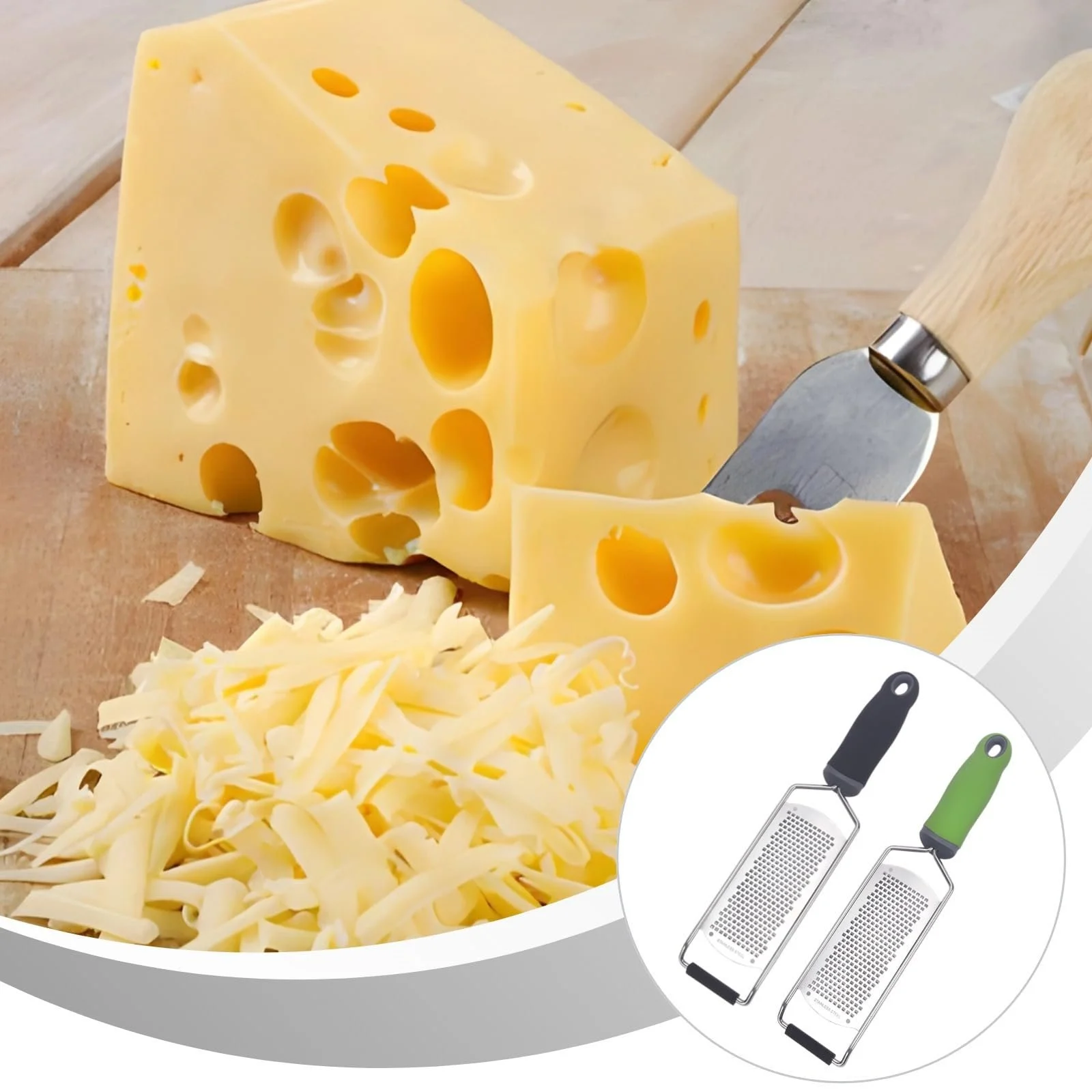 Терка із нержавіючої сталі 31,8 см для пармезану, імбиру, шоколаду, часнику, 2 шт, фото №4 Терка із нержавіючої сталі 31,8 см для пармезану, імбиру, шоколаду, часнику, 2 шт, фото №4