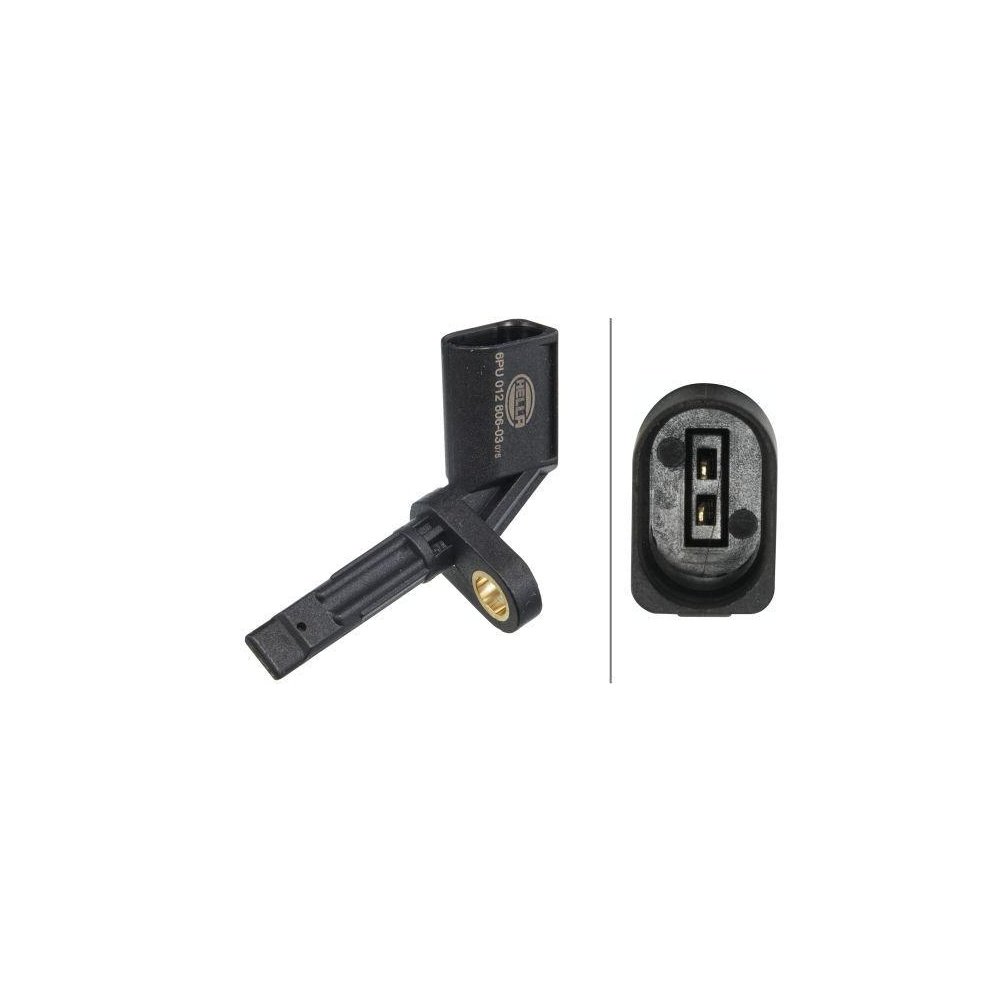 HELLA датчик частоты вращения колеса 6PU 012 806-031 для AUDI PORSCHE VW BENTLEY левый, фото №1