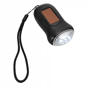 Ручной фонарик OSALADI с солнечной батареей и аккумулятором для кемпинга, активного отдыха и экстренных случаев, компактный и легкий - Фото 1