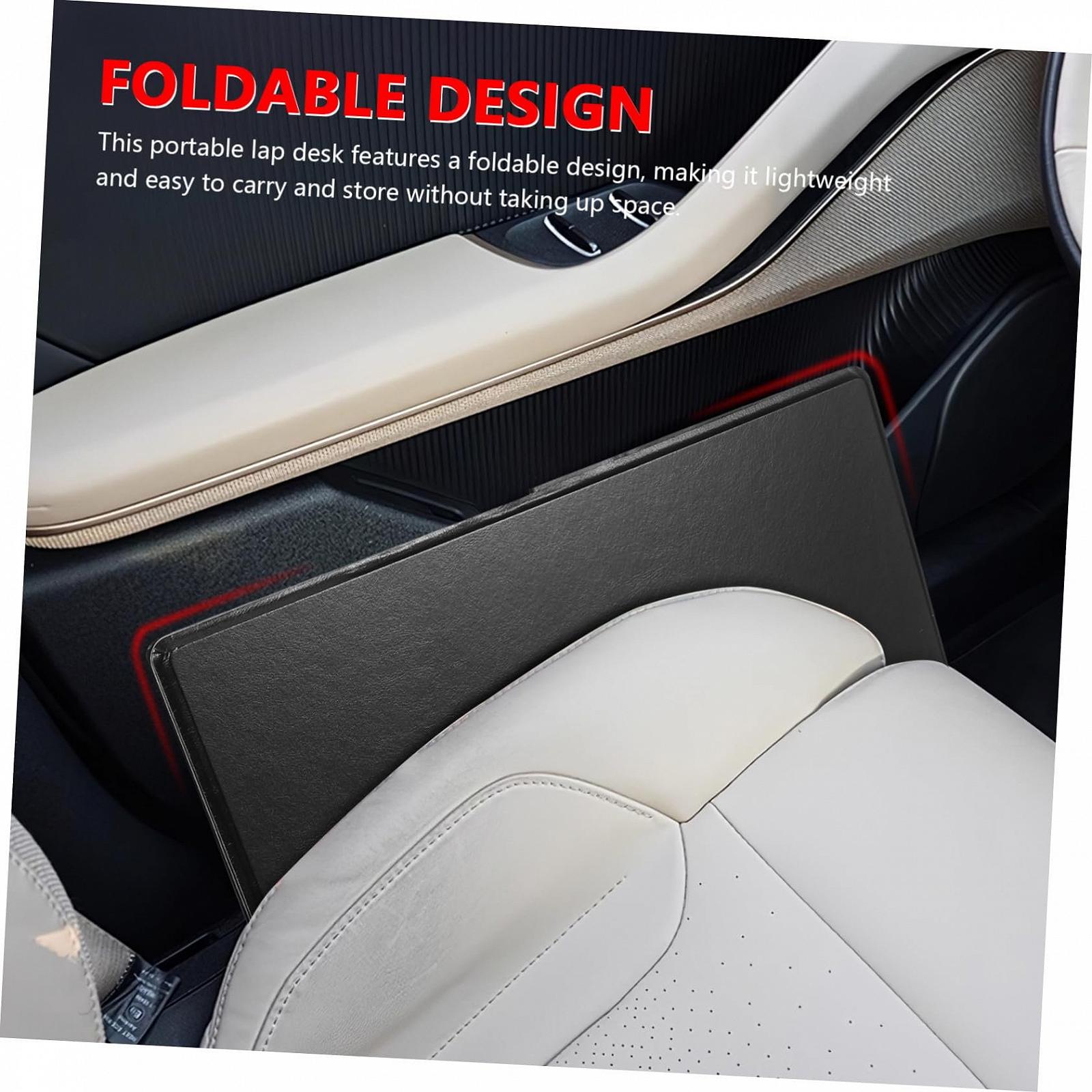 Складной столик для ноутбука из прочной HD-панели, регулируемый угол наклона, портативный столик для кровати и подставка для ноутбука в автомобиль, многофункциональный как письменный стол, подставка для чтения, коврик для дивана, фото №9