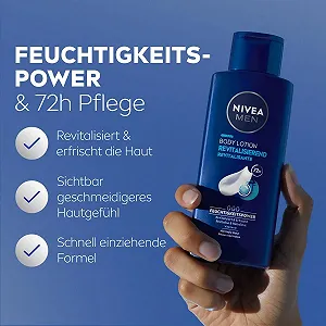 Лосьон для тела NIVEA MEN Revitalising с витамином Е для нормальной кожи, 250 мл synthetic.ua - Фото 1