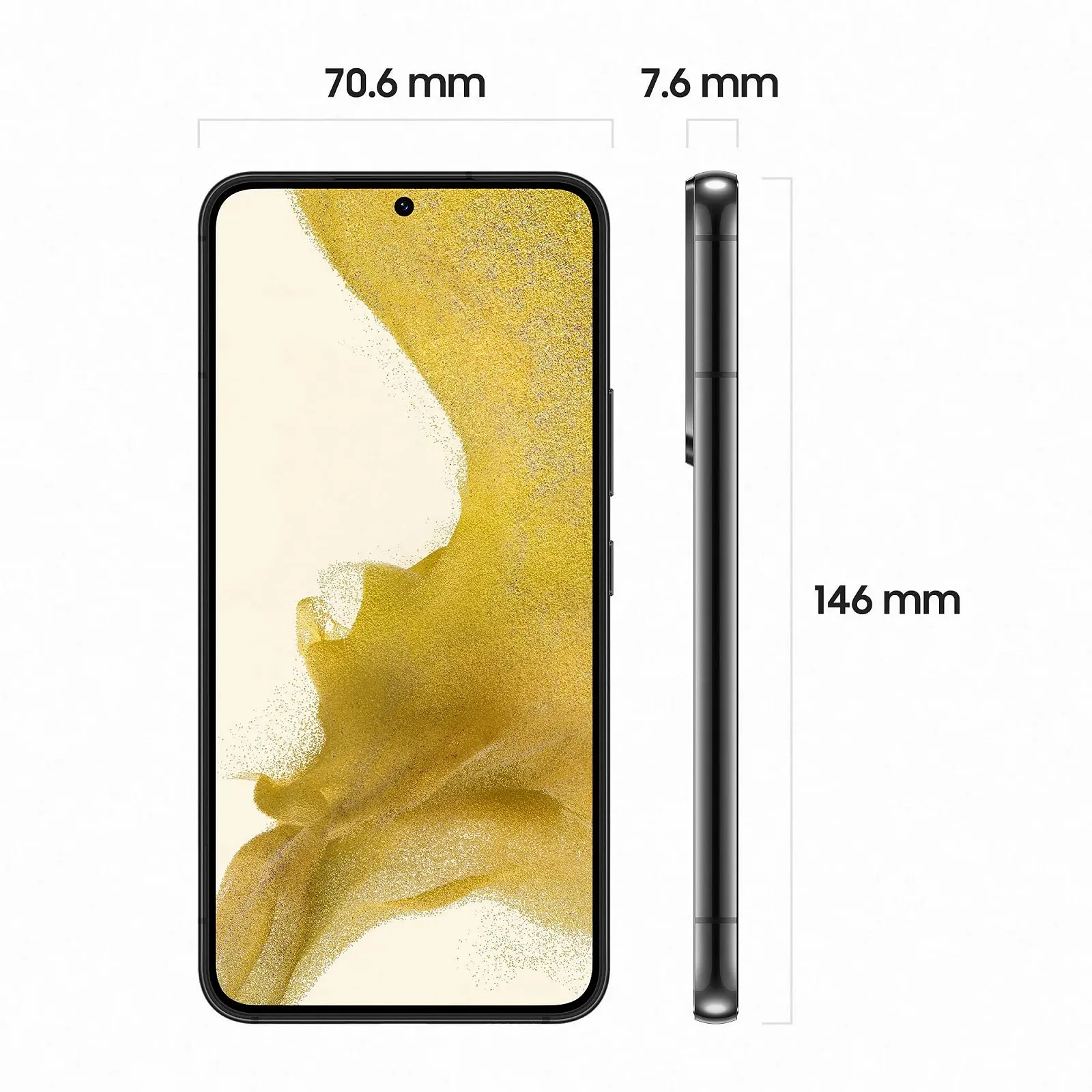 Мобильный телефон Samsung Galaxy S22 5G 128GB, 8GB RAM, Черный, фото №3