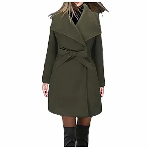 Вовняне пальто Жіноча - Фото 1