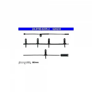 Датчик износа тормозных колодок ATE 24.8190-0235.2 для MINI передняя ось - Фото 1
