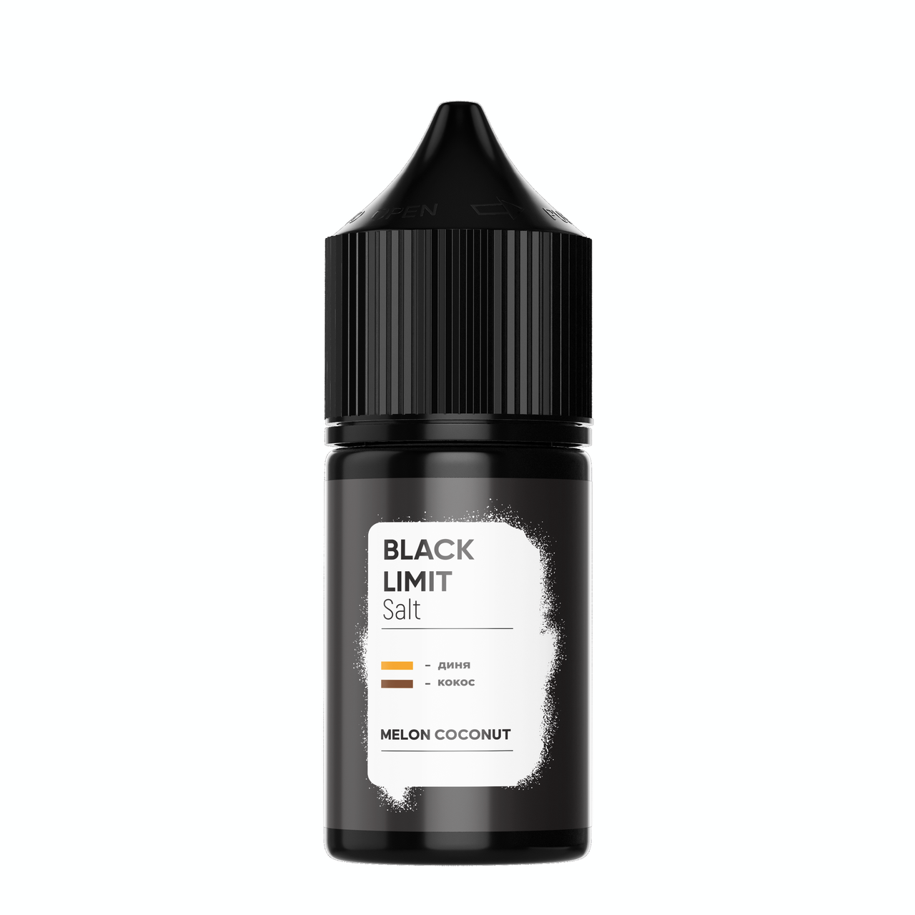 Набор заправки для самозамеса солевой Black Limit Melon Coconut 30 мл 50 мг Дыня с кокосом 11622, фото №2