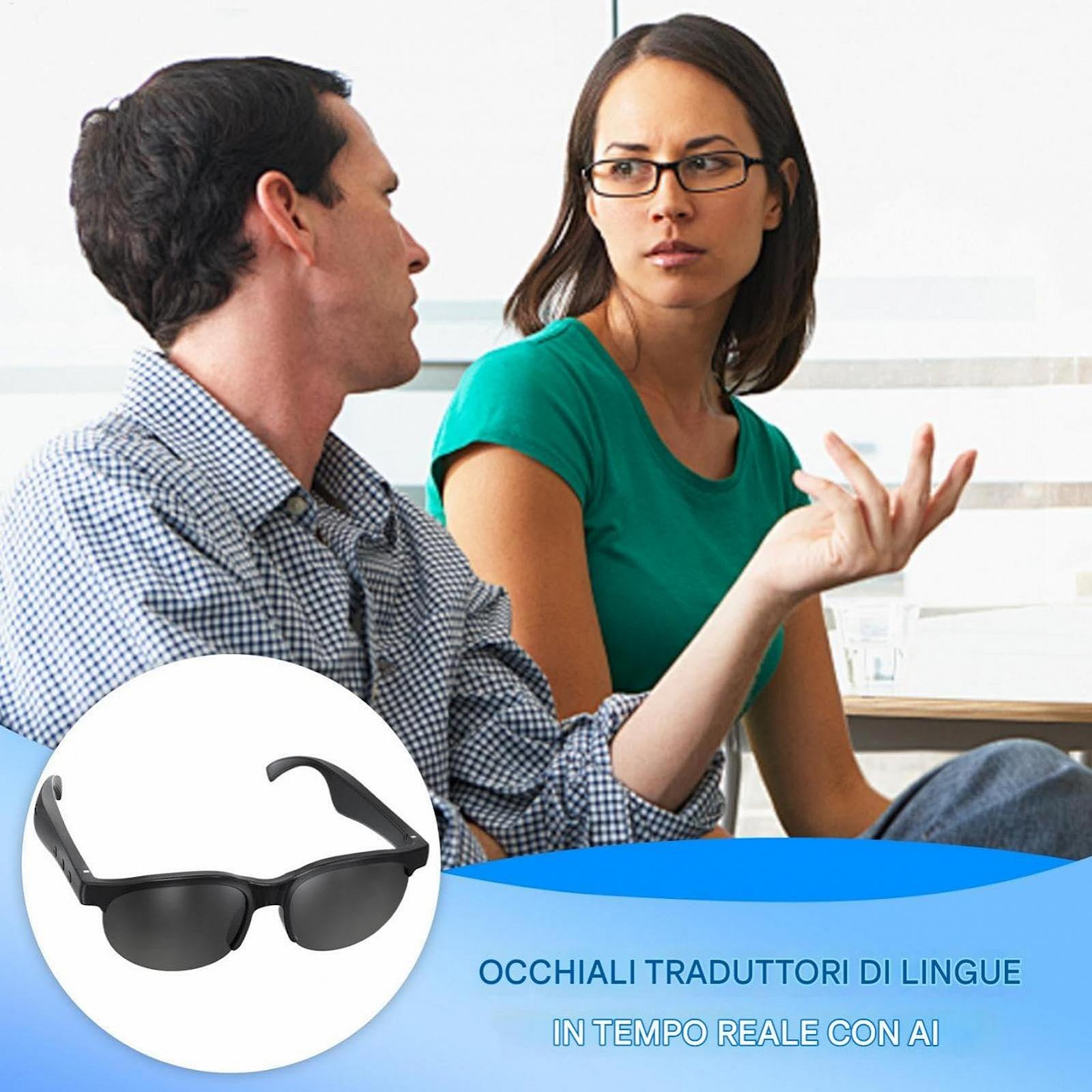 Розумні окуляри-перекладач AI Translactor, інтелектуальний синхронний, фото №2