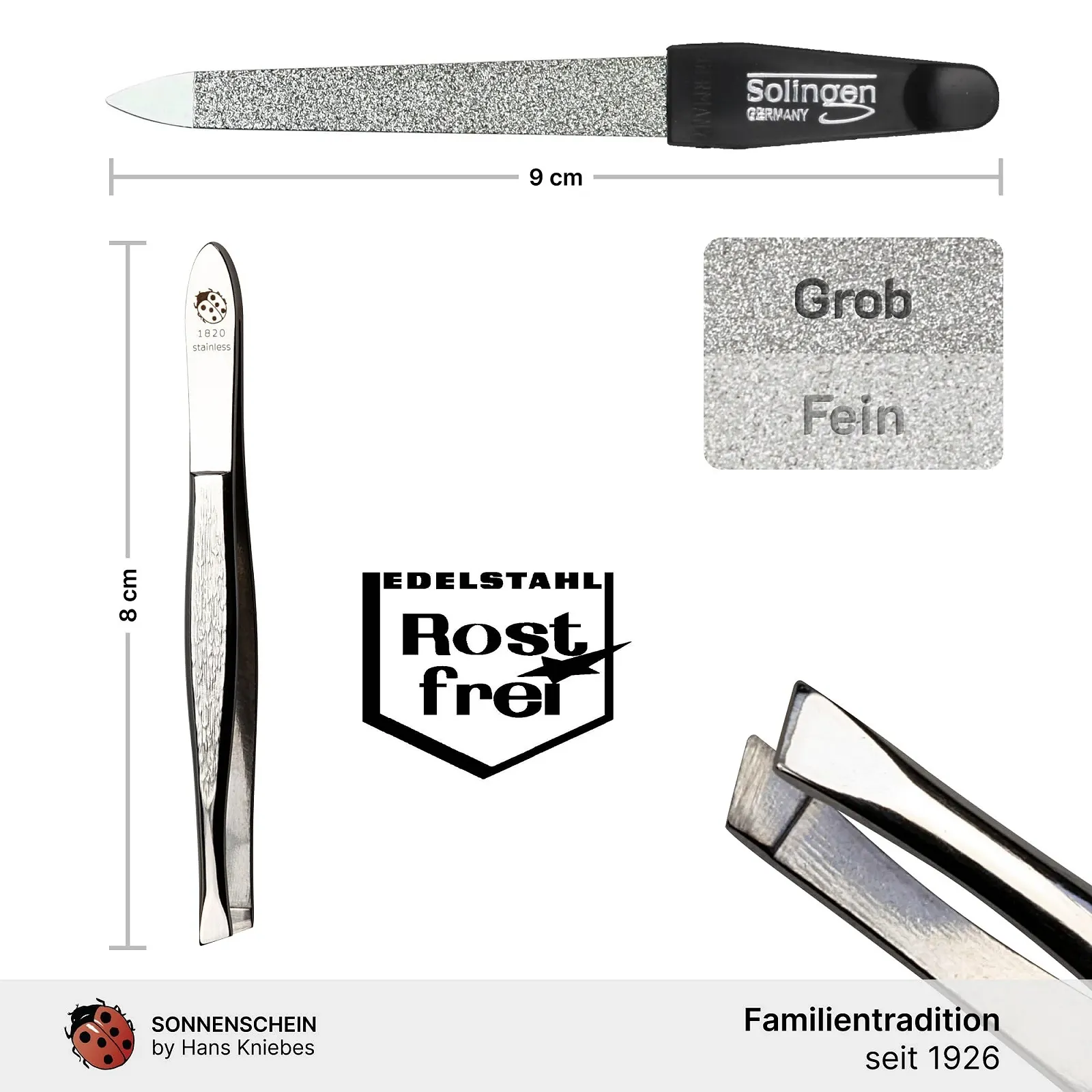 Набір для манікюру 4 предмети в дорожньому футлярі (Кобальтово-синій), фото №5