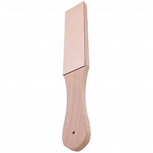 Точильный блок из кожи двухсторонний с эргономичной ручкой для кухонных ножей и ножниц - Фото 1