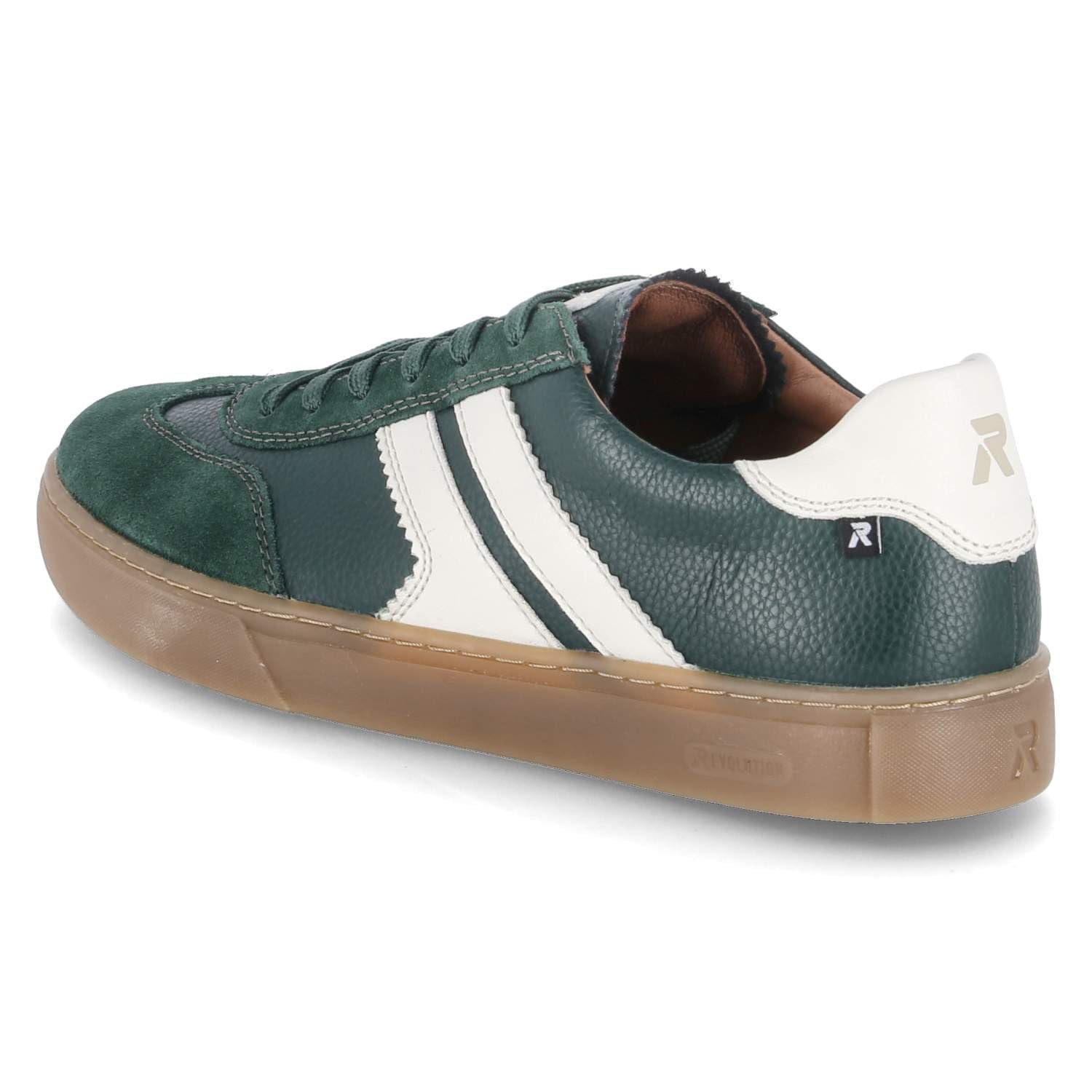 Чоловічі напівчеревики Rieker Evolution зелений комбінований, фото №3 Чоловічі напівчеревики Rieker Evolution зелений комбінований, фото №3