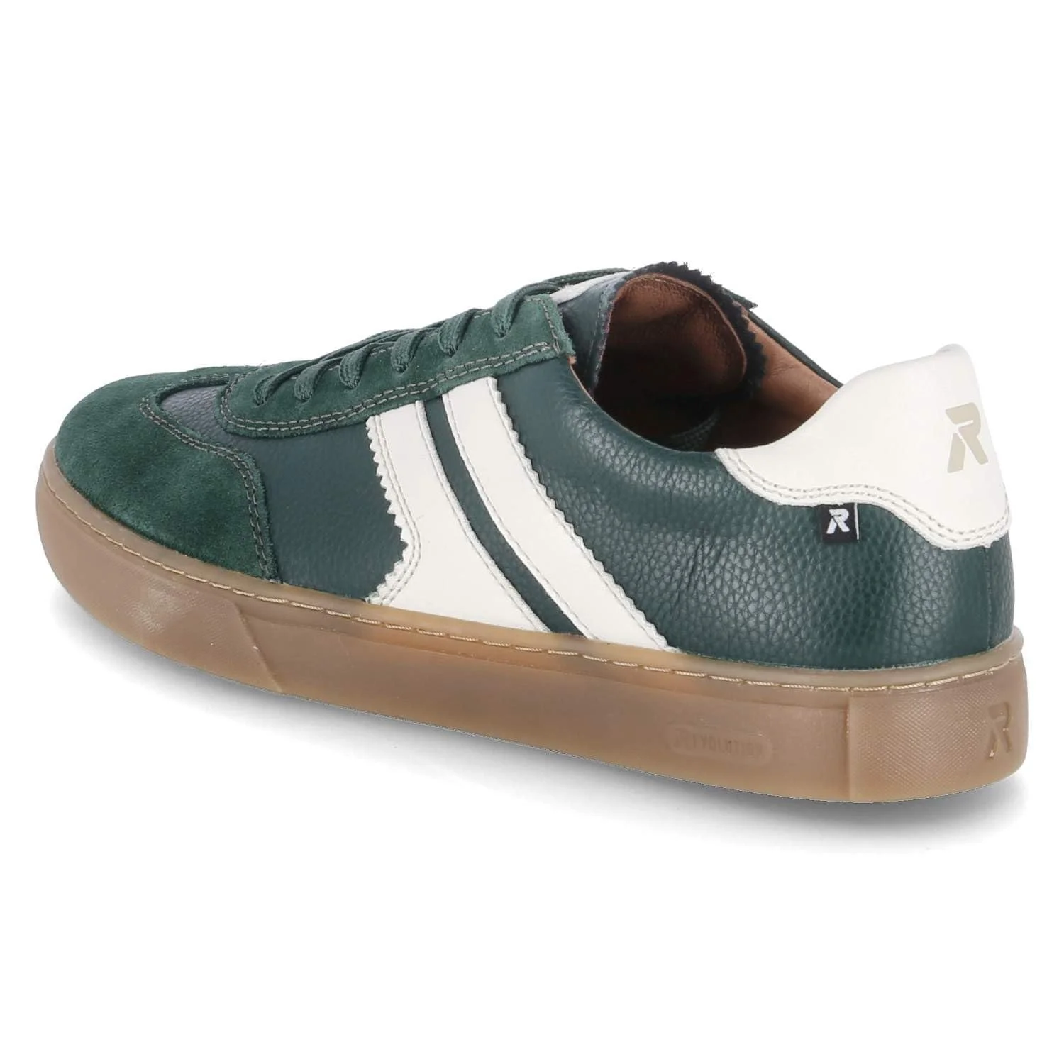 Чоловічі напівчеревики Rieker Evolution зелений комбінований, фото №3