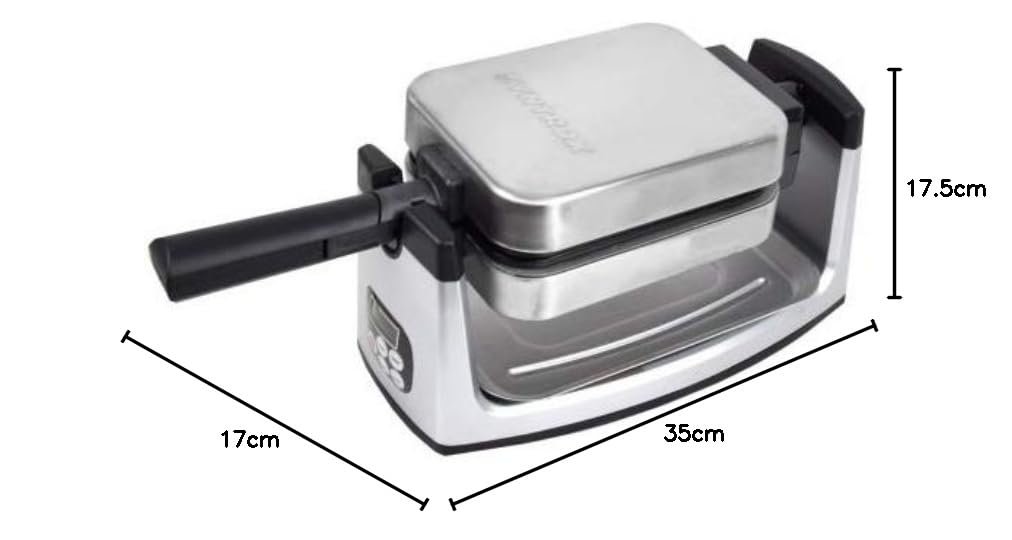 Вафельница Syntrox Germany Chef Maker 200 Degree rotatable Digital из нержавеющей стали, фото №10