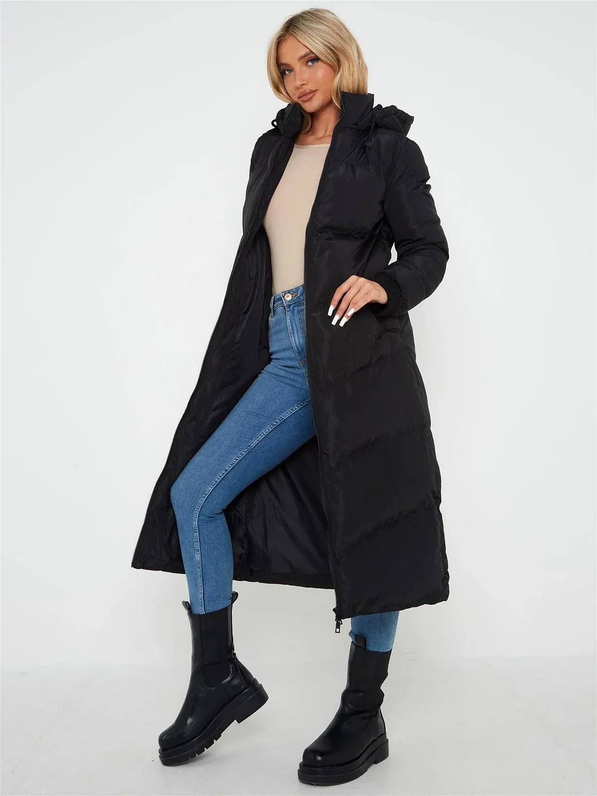 Женское пальто SS7 длинное утепленное зимнее, фото №4 Женское пальто SS7 длинное утепленное зимнее, фото №4