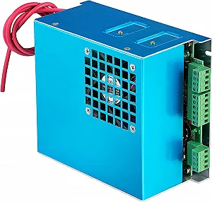 Блок живлення VEVOR MY JG50W для лазерного гравірувального верстата / 50 Вт / 220 В / Синій - Фото 1