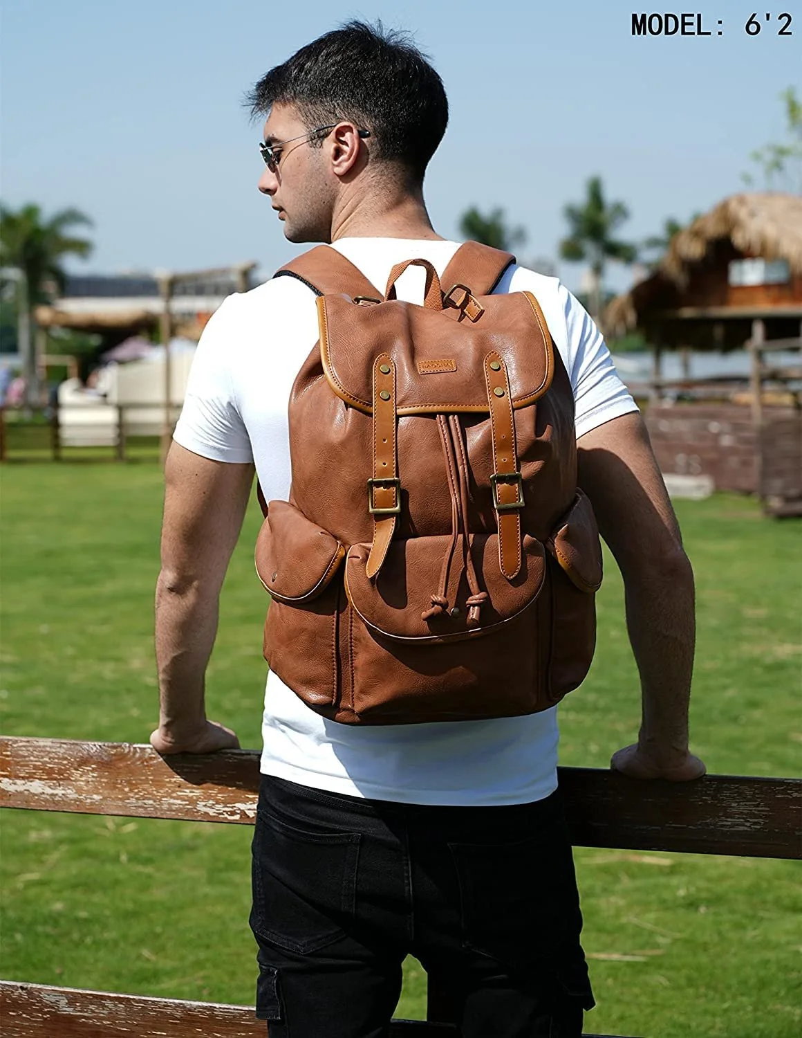 Рюкзак для ноутбука Baosha CN-0 PU Leather 15.6", фото №6 Рюкзак для ноутбука Baosha CN-0 PU Leather 15.6", фото №6