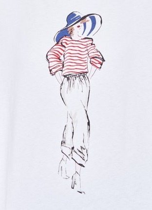 Футболка ONLMARY OVERSIZE TOP JRS 15254406-Bright -Print:HAT ONLY Білий XS, фото №5
