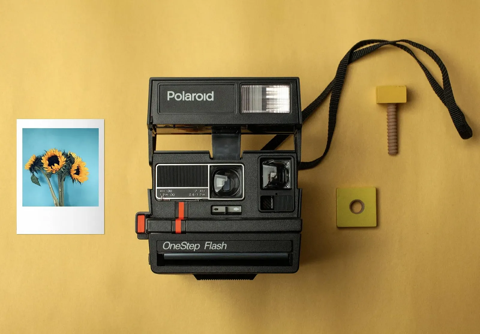 Винтажная фотокамера моментальной печати Polaroid One Step Flash, фото №8