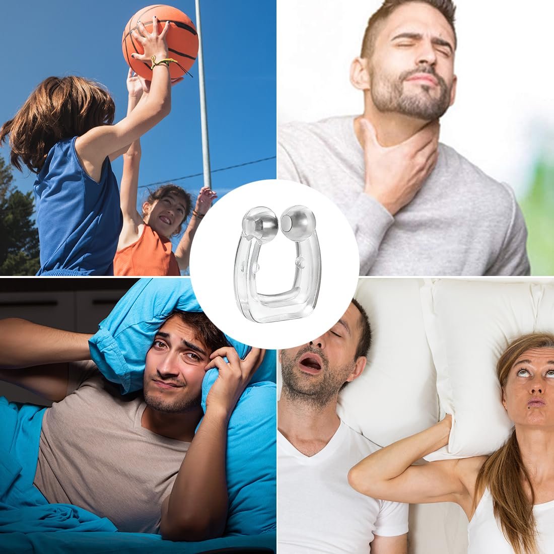 Кліпса проти хропіння Магнітний розширювач для носа 4 шт., фото №5