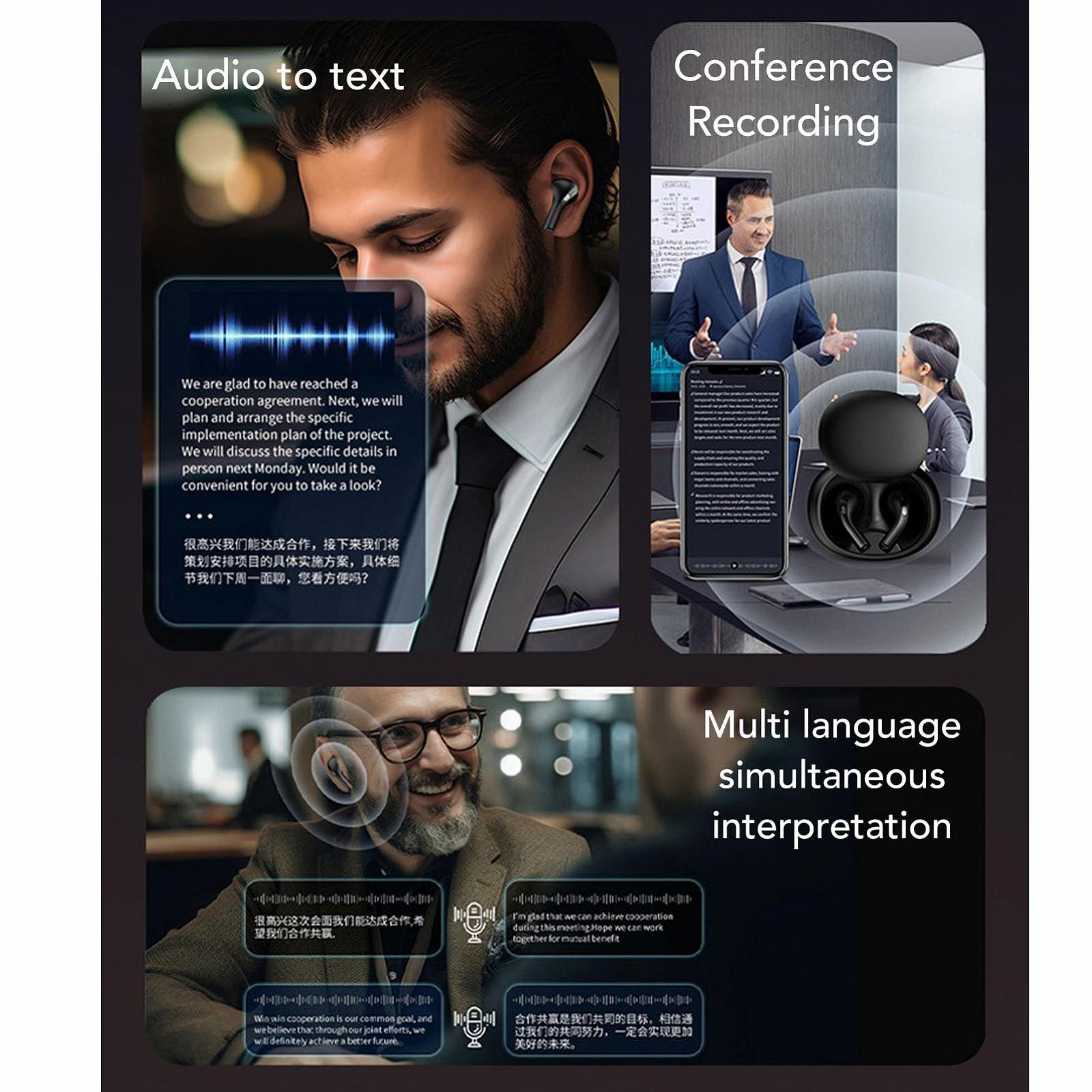 Беспроводные BT Наушники-переводчики, фото №3