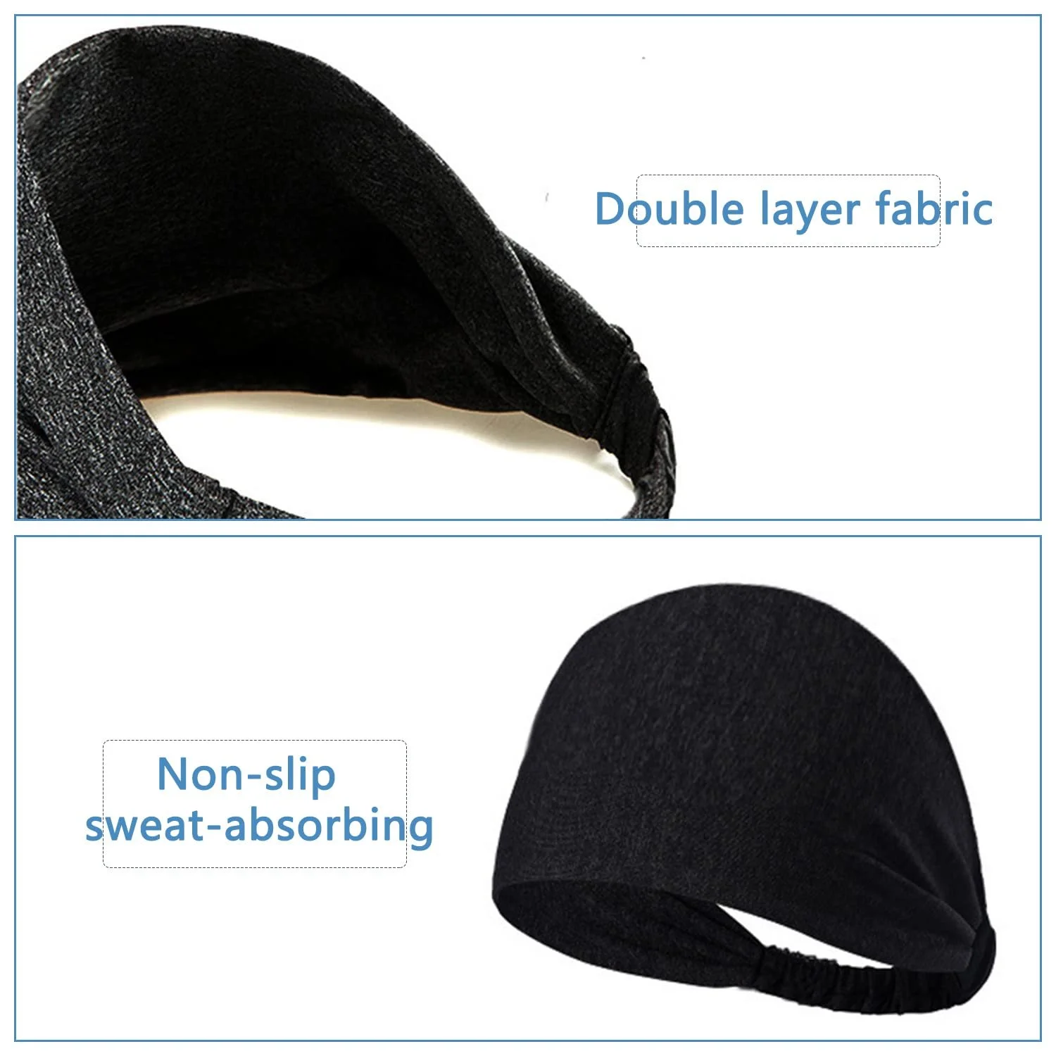 Спортивні пов'язки на голову, еластичні, фото №7