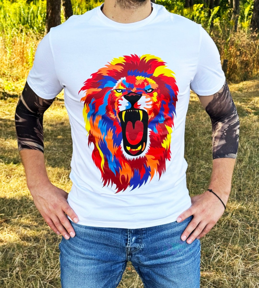 Футболка Miracle King of beasts біла, фото №1