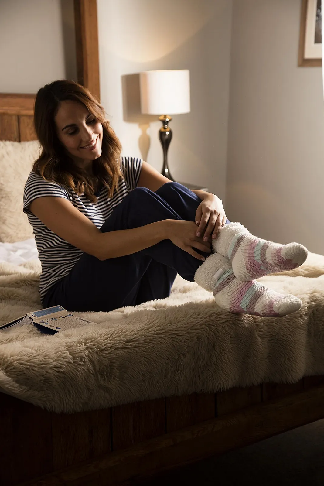 Шкарпетки для сну Heat Holders, 1 пара, жіночі, протиковзкі, розміри UK 4.5-8, фото №3 Шкарпетки для сну Heat Holders, 1 пара, жіночі, протиковзкі, розміри UK 4.5-8, фото №3