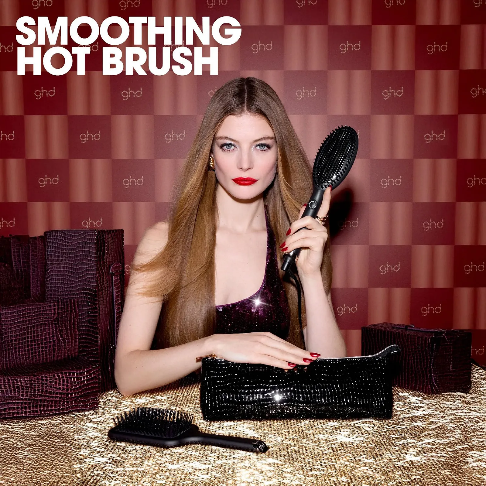 Щітка-випрямляч ghd glide Hot Brush для сухого волосся, фото №3 Щітка-випрямляч ghd glide Hot Brush для сухого волосся, фото №3