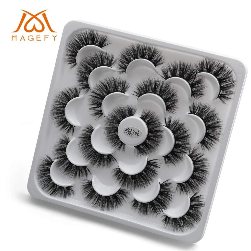 Накладні вії Щільні 5D Натуральні (чорний, один розмір), фото №5