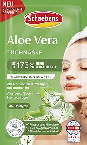 Тканинна маска Schaebens Aloe Vera - Освіжає, зменшує почервоніння та подразнення - Фото 1