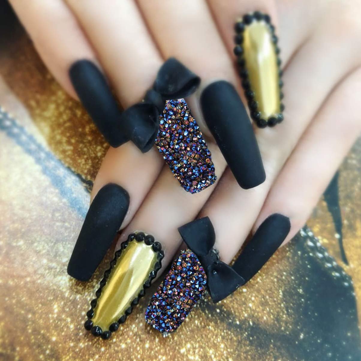 Стрази для нігтів 4 упаковки по 5760 штук Срібні, фото №3