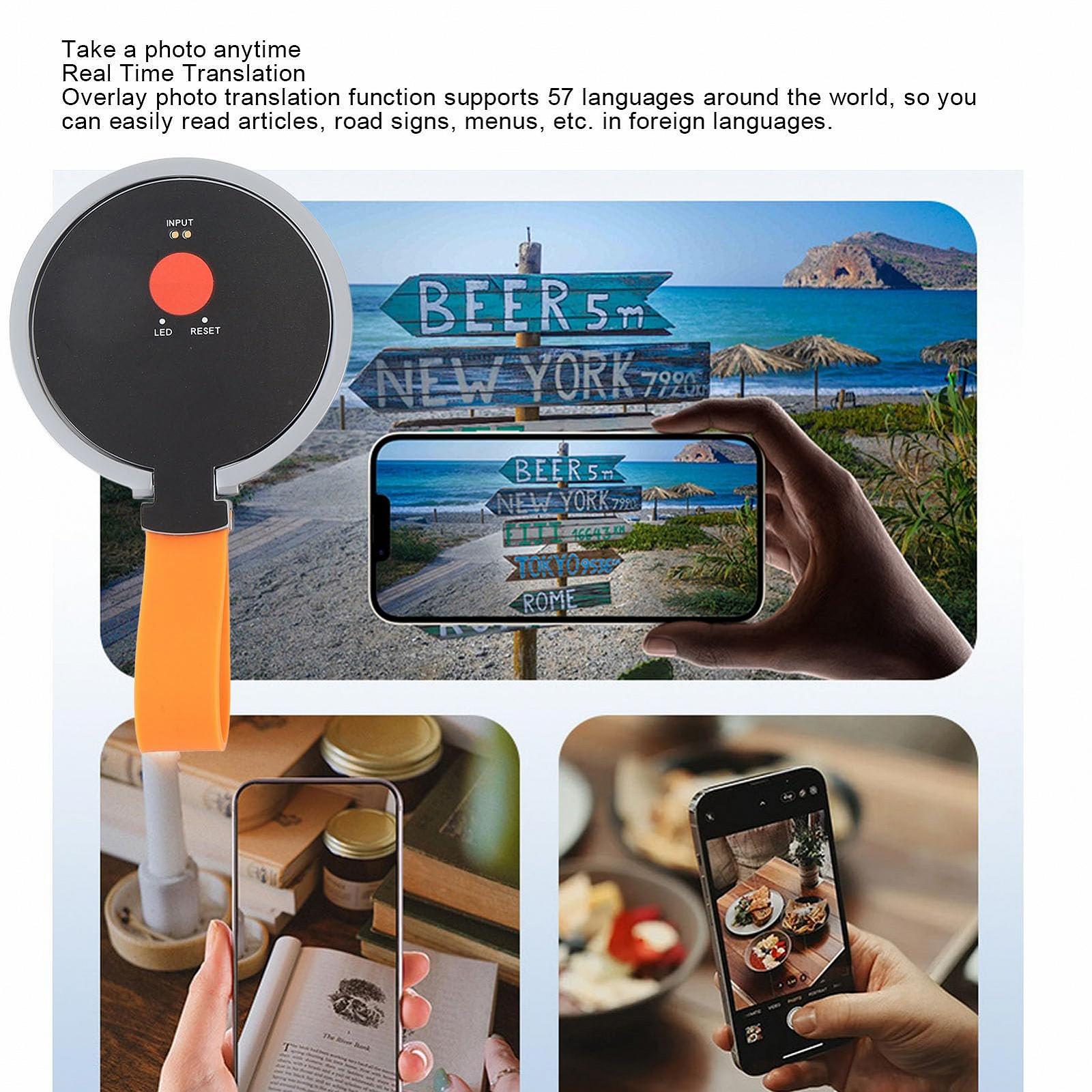 Устройство AI-переводчика 3-в-1, многофункциональное, 138+ языков, магнитная подставка для телефона для встреч, фото №7
