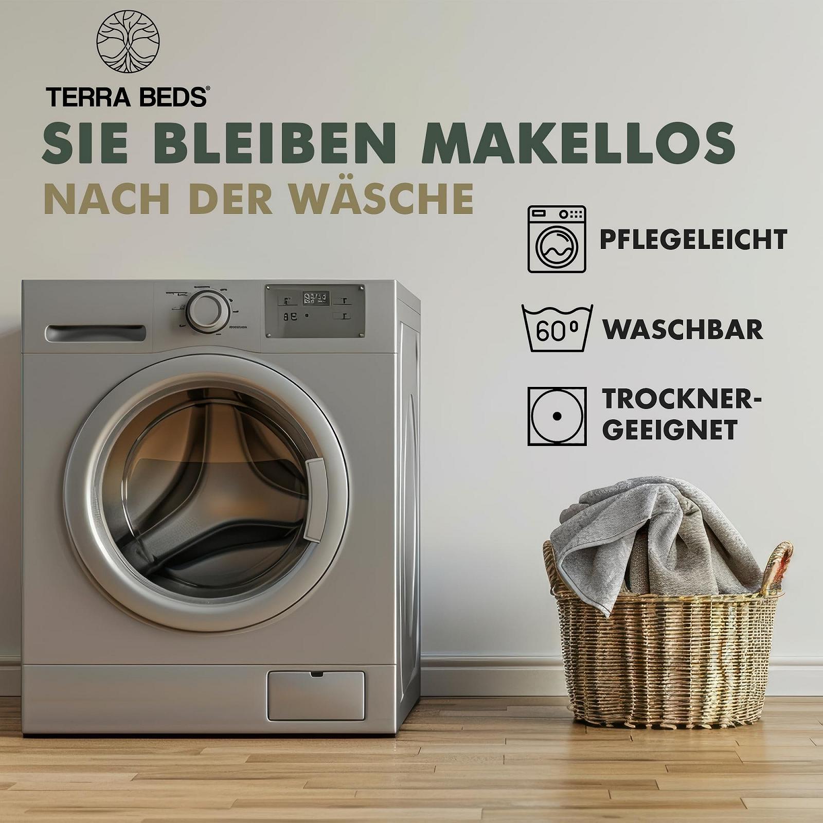 Наволочка Terra Beds 40 x 80 см (Набор 2 шт), Хлопковый трикотаж 160 г/м

, Бежевый, фото №7