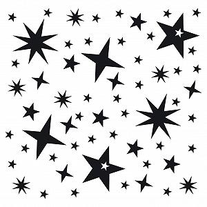 Наклейка на стіну kleb-Drauf 60 Stars 17 Colours Available - Фото 1
