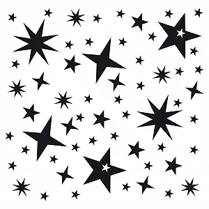 Наклейка на стіну kleb-Drauf 60 Stars 17 Colours Available - Фото 1