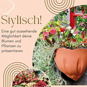 Вазон настінний GarPet Flower Pot Wall Компактний synthetic.ua - Фото 1