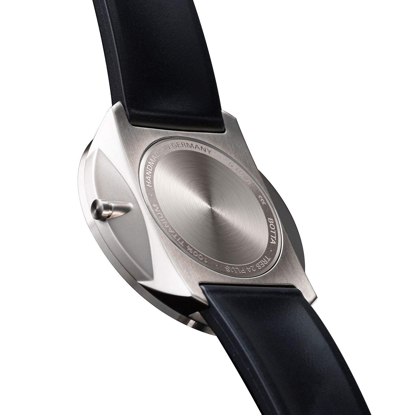 Часы Botta мужские Swiss Quartz TRES 24 (45 мм) с кожаным ремешком, фото №6