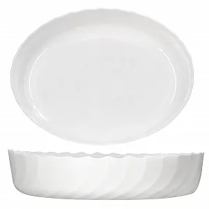 Форма для запікання MamboCat Trianon набір із 2 шт. 3 л біла 37 x 28.5 x 8.5 см synthetic.ua - Фото 1