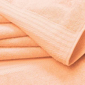 Набір рушників GLAMBURG 8 шт. 100% бавовна Персиковий synthetic.ua - Фото 1